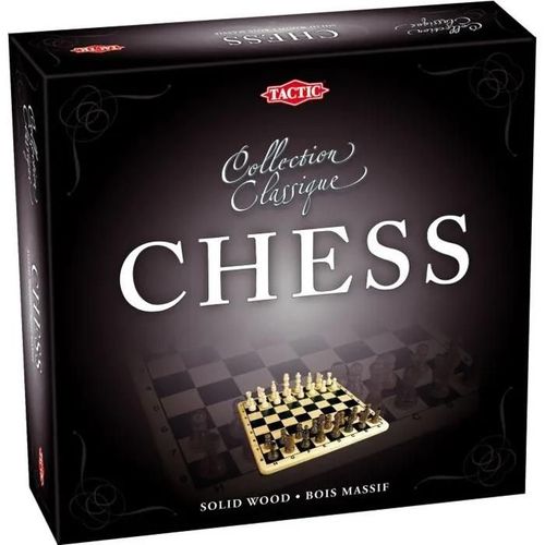 Coffret Échecs En Bois