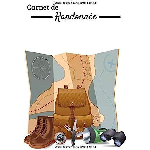 Carnet De Randonnée: Journal De Randonnée Pédestre | Contient 120 Pages Avec Lignes | Amateur De Plein Air | Balade, Promenade | Sortie Nature | Carnet De Voyage, Camping |