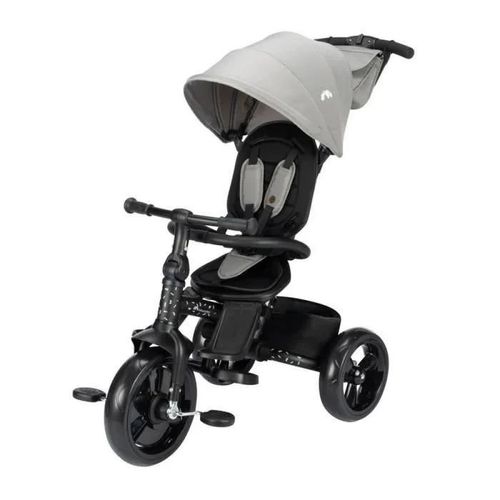 Bebeconfort Windy, Tricycle, Pliage Compact, Confortable, Siège Réversible, De 10 Mois À 5 Ans, Tinted Gray