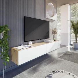 Meuble Tv Chêne/Blanc Freja