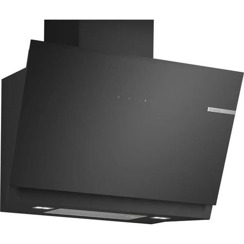 Bosch - Hotte décorative inclinée 80cm 432m3/h noir DWK81AN60