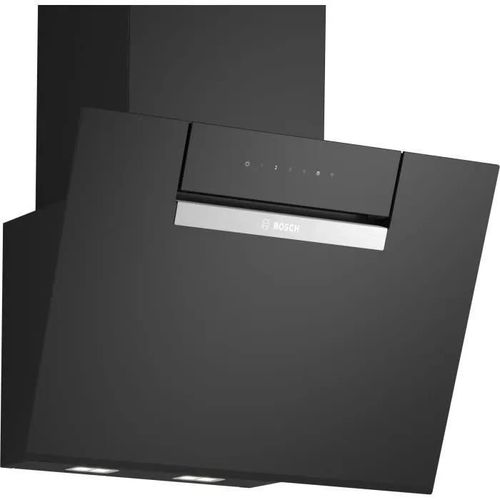 Bosch - Hotte décorative inclinée 60cm 768m³/h noir DWK67FN60