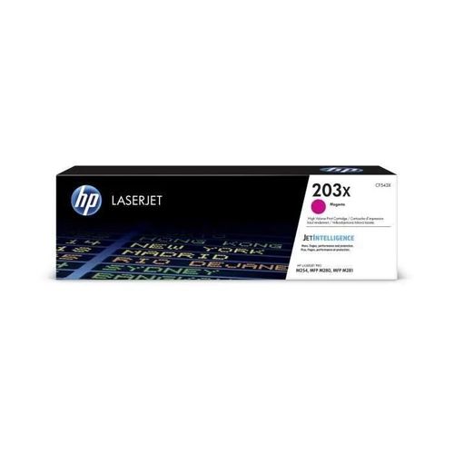 HP 203X (CF543X) Toner LaserJet Grande Capacité Authentique Magenta