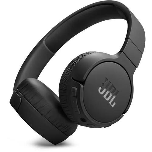 JBL TUNE 670NC - Écouteurs avec micro - circum-aural - Bluetooth - sans fil, filaire - Suppresseur de bruit actif - jack 3,5mm - noir