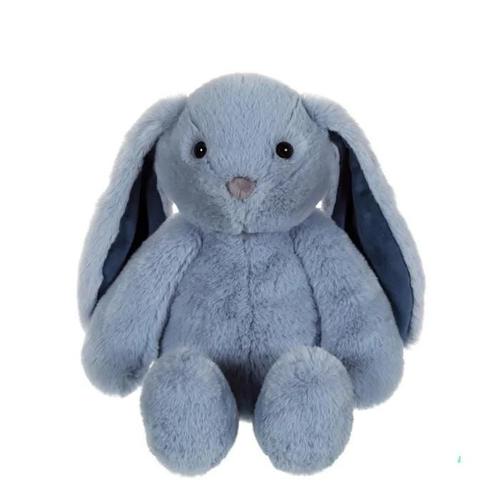 Peluche Lapin Trendy Bunny - Gipsy Toys - Bleu, 28 Cm