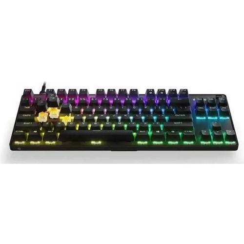 SteelSeries Apex 9 TKL - Clavier - backlit - USB - Français - commutateur : SteelSeries Linear OptiPoint Optical (interchangeable)