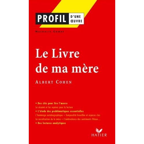 Profil - Cohen (Albert) : Le Livre De Ma Mère
