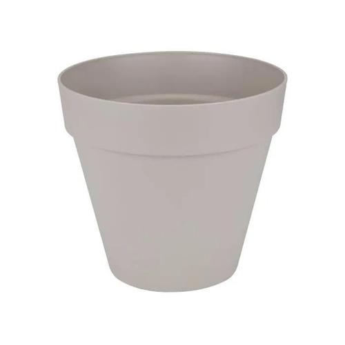 Elho Pot De Fleurs Rond Loft Urban - Ø 30 Cm - Gris Chaud