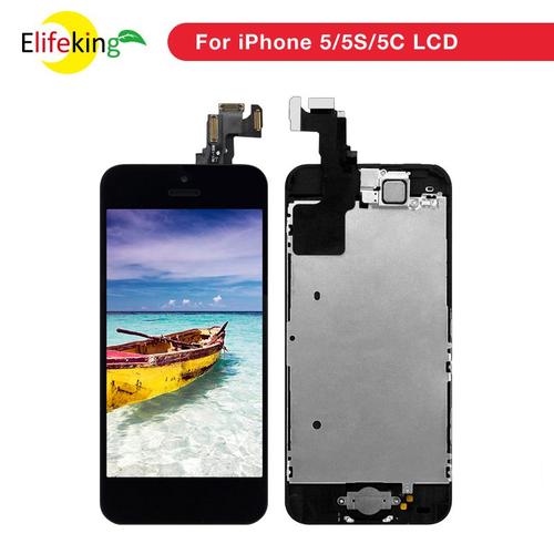 Écran Lcd De Remplacement Pour Iphone 5 5s 5c 3 Pièces/Lot Assemblage Complet Numériseur Se 2016 Prix De Gros