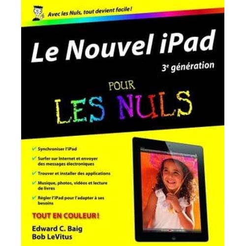 Nouvel Ipad 3e Génération Pour Les Nuls