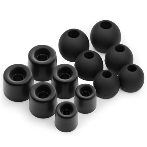 12 x Mousse à Mémoire & Écouteurs en Silicone Embouts d'oreilles pour Casque Écouteurs