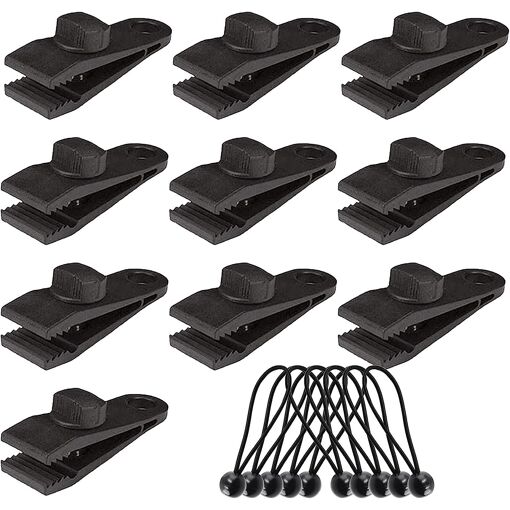 10 Sets Clip Bache Clip De Bâche Auvents Clip Pince À Bâche Pince P...