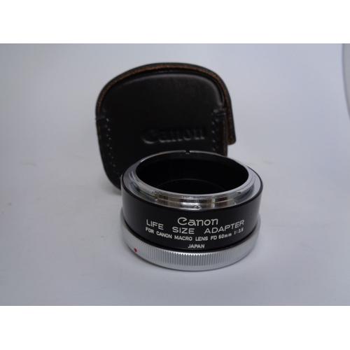 canon bague macro pour fd 50 mm life size adapter