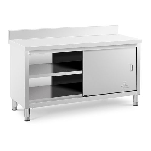 Meuble Bas Inox - 150 X 60 X 85 Cm - Dosseret - Capacit? De 600 Kg