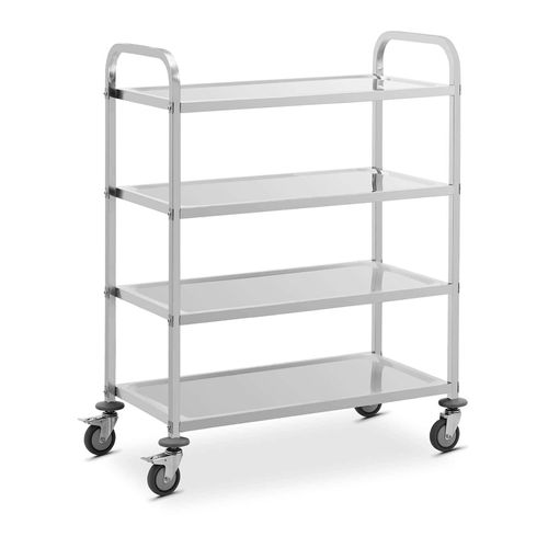 Chariot De Service - 4 Plateaux - 89 X 49,5 X 3 Cm - 108 Kg - Royal Catering