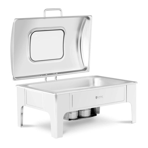 Chafing Dish - Gn 1/1 - Royal Catering - 8,5 L - 2 Bruleurs - Hublot