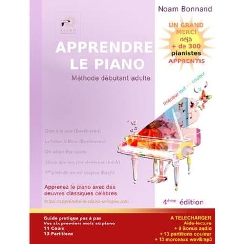 Apprendre Le Piano Méthode Débutant Adulte (Couleur)