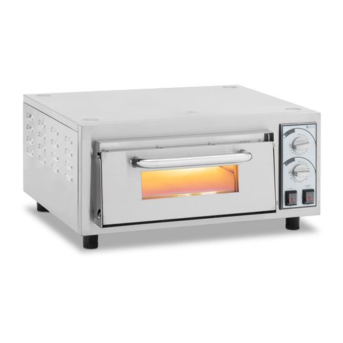 Four ? pizza ?lectrique - 1 chambre - 2400 W - ? 40 cm - pierre r?fractaire - Royal Catering