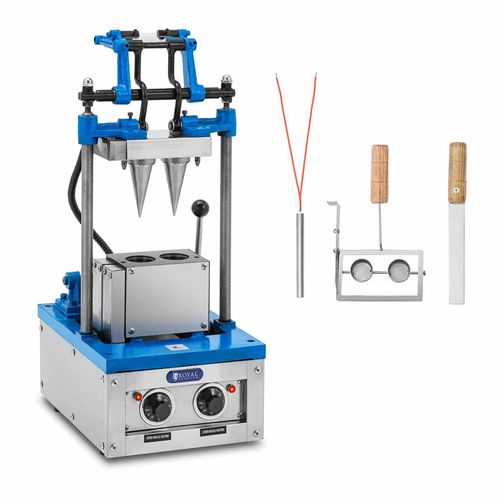 Appareil ? cornets de glace - 2100 W - 50 - 60 pcs/h - 60 - 120 s - Royal Catering