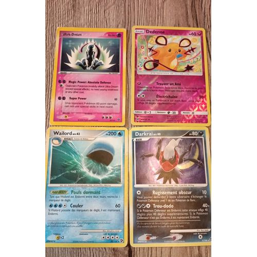 Lot De 4 Cartes Pokemon Rares
