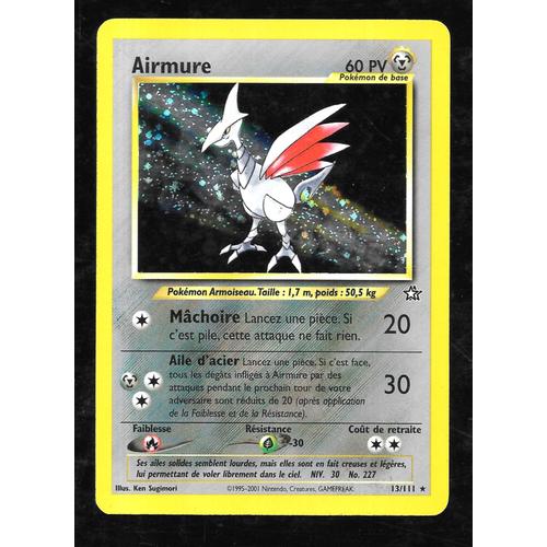 Carte Pokémon Airmure 13/111 Holo - Néo Genesis Wizards (Vf)