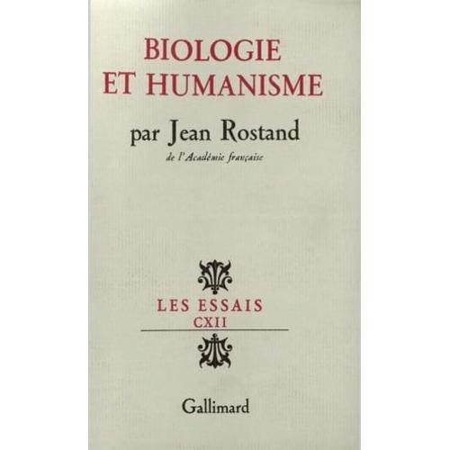 Biologie Et Humanisme
