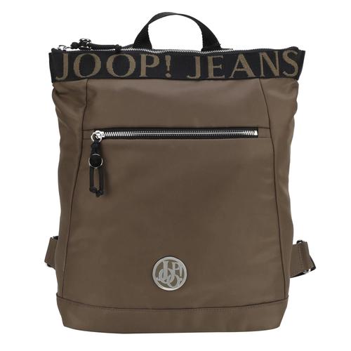 JOOP! JEANS Sac à dos pour femme - Lietissimo Elva Backpack lvz, 40x35x12 (HxLxP) Fermeture éclair, logo, uni Marron (Dark olive)