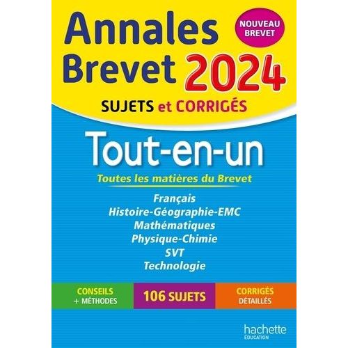 Tout-En-Un 3e - Sujets Et Corrigés