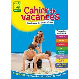 Cahier De Vacances De La 5e À La 4e - 12-13 Ans