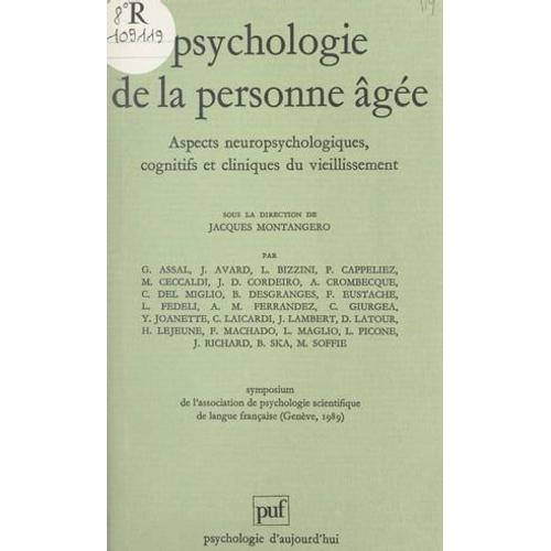 Psychologie De La Personne Âgée