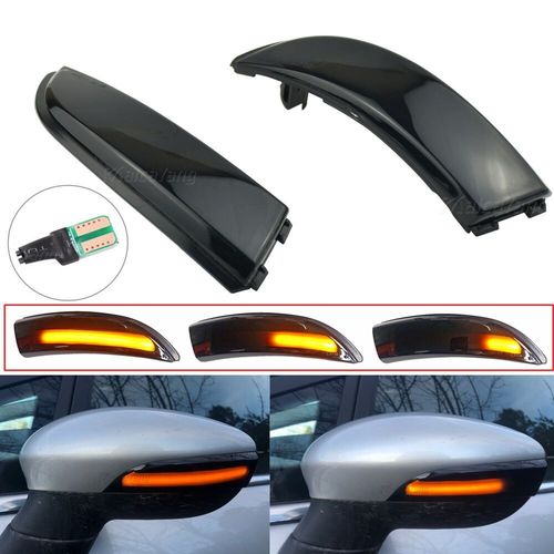 Lumière De Rétroviseur Led Pour Ford Fiesta Mk6 Vi /Uk Mk7 08-17 B-Max, Clignotant Dynamique, 1 Paire