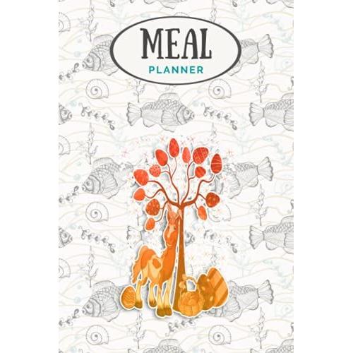 Meal Planner - Horse Animal Pet Hunt Egg Tree Easter Day Premium: Track And Plan Your Meals Weekly (53 Week Food Planner / Journal / Calendar / Diary ... List, Meal Prep And Planning Grocery List