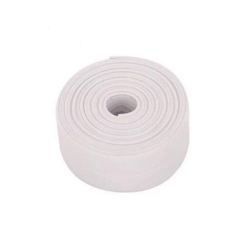 Ruban adhesif impermeable en PVC blanc, 3.2m x 22mm, bande de scellage pour  les fissures de la salle de bain, douche, evier, baignoire, poele de  cuisine