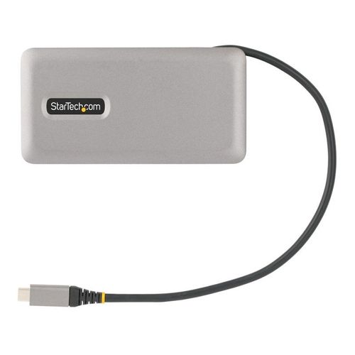StarTech.com Adaptateur Multiport USB-C, 4K60Hz HDMI/VGA, Hub USB, PD - Station d'accueil - USB-C - HDMI, VGA - 1GbE - 16 Watt