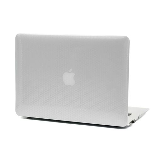 Convient pour mac case shell apple macbook housse de protection housse de protection 13 pouces air 14 pouces pro boîtier d'ordinateur - blanc transparent - 13.3 Air (a1369/a1466)
