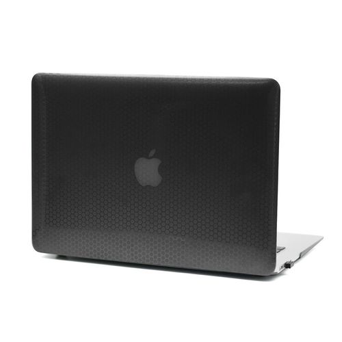 Convient pour mac case shell apple macbook housse de protection housse de protection 13 pouces air 14 pouces pro boîtier d'ordinateur - noir transparent - 13.3new Pro (a1706/a1708/a1989/a2159)