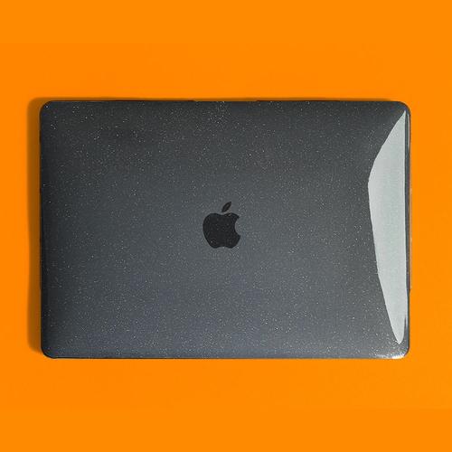 Convient pour air13 14 pouces Apple notebook case coque de protection coque coque de protection cristal transparent starry shell-transparent noir-plat 13.3Air avec barre tactile (a1932/a2179/a2337)