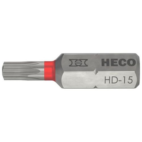 Embouts HECO SCHRAUBEN - Empreinte Heco-Drive HD-15 L 25 mm - Blister de 10 - 57094