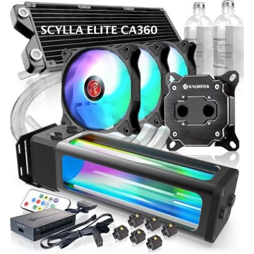 Raijintek Compatible Scylla Elite Ca360 Argb Wasserkühlungs-set - 360