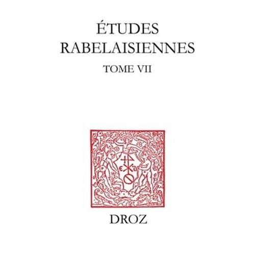 Etudes Rabelaisiennes