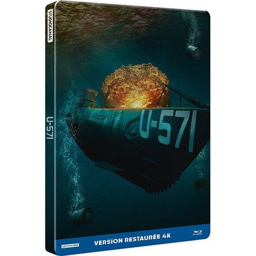 U-571 - Version Restaurée 4k - Édition Steelbook Limitée - 4k Ultra Hd + Blu-Ray