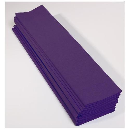 Clairefontaine Paquet De 10 Feuilles De Papier Cr¿Pon M75 2.5x0.5m Violet