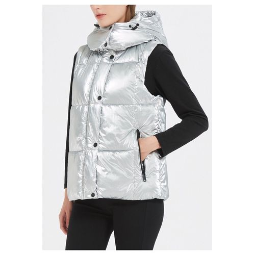 Doudoune Sans Manches Blanc Femme