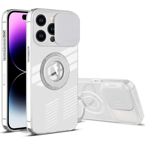 Etui de protection pour appareil photo iPhone 12 Etui à objectif  transparent en TPU souple