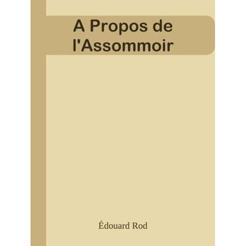 A Propos De L'assommoir