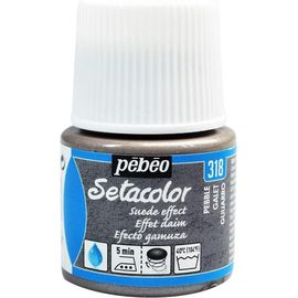 Pébéo Flacon 45ml Peinture Textile Effet Daim Galet