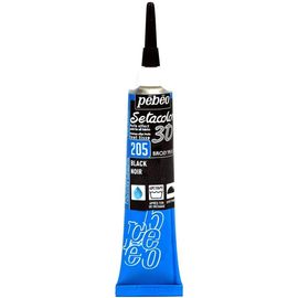 Pébéo Tube 20ml Setacolor Effet Brod'perle Noir