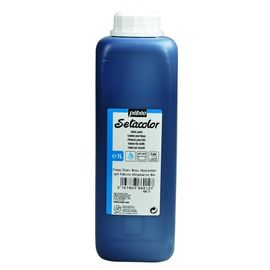 Pébéo Flacon 1 Litre Peinture Setacolor Pour Tissus Clairs Bleu Outremer