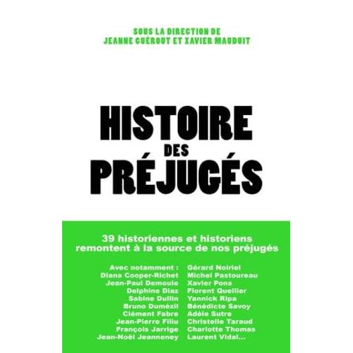 Histoire Des Préjugés