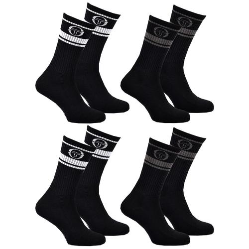 Chaussettes Tennis Sergio Tacchini Lot De 4 Paires Premium 2487 Crew N